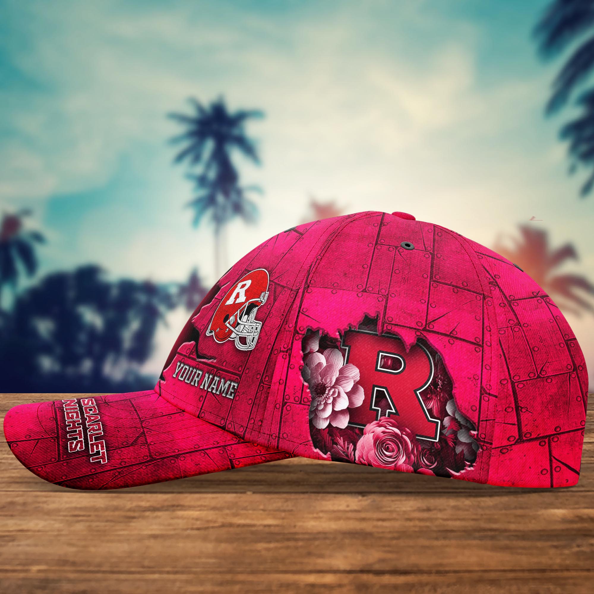 Personalized Rutgers Scarlet Knights Cap for Fans