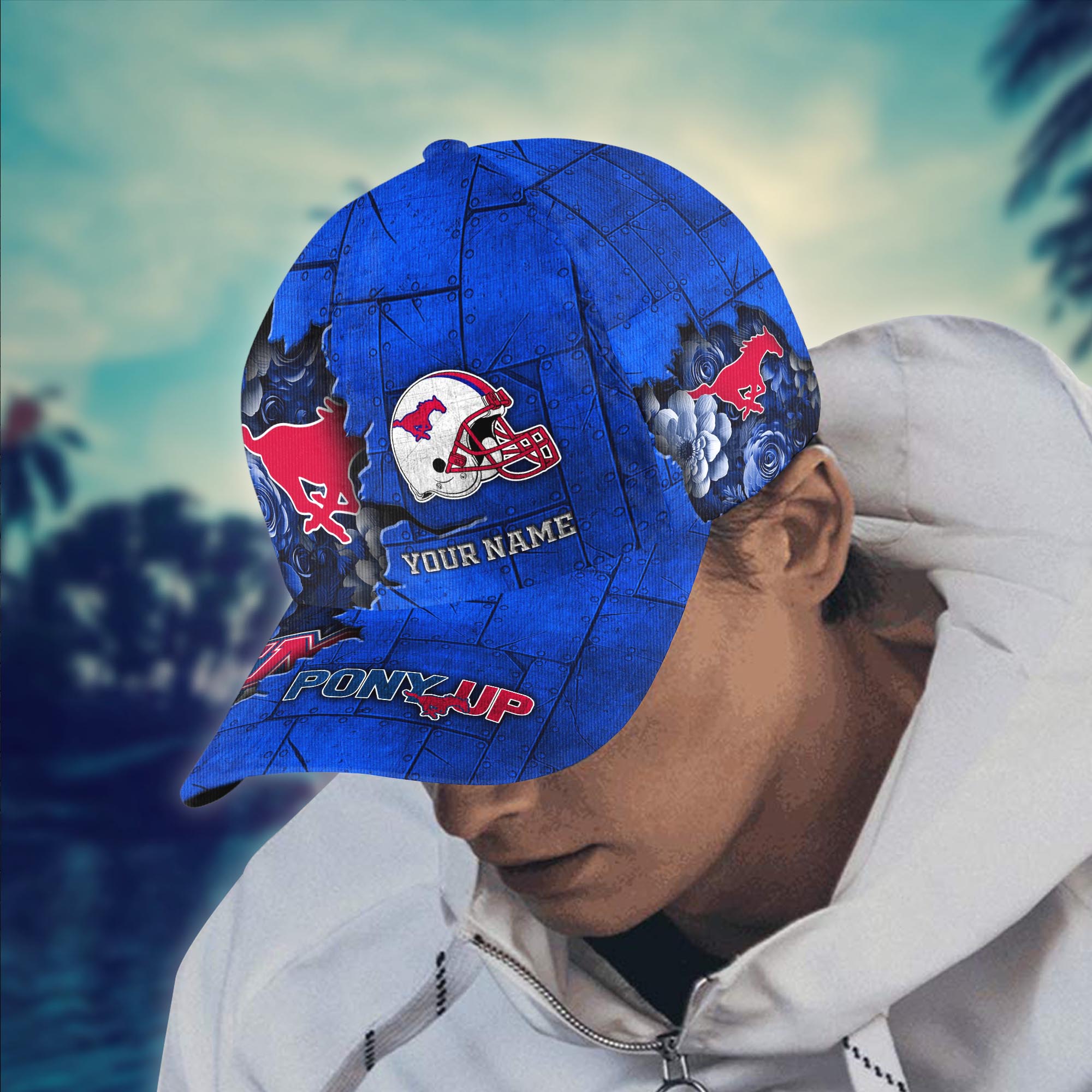 Personalized SMU Mustangs Cap for Fans