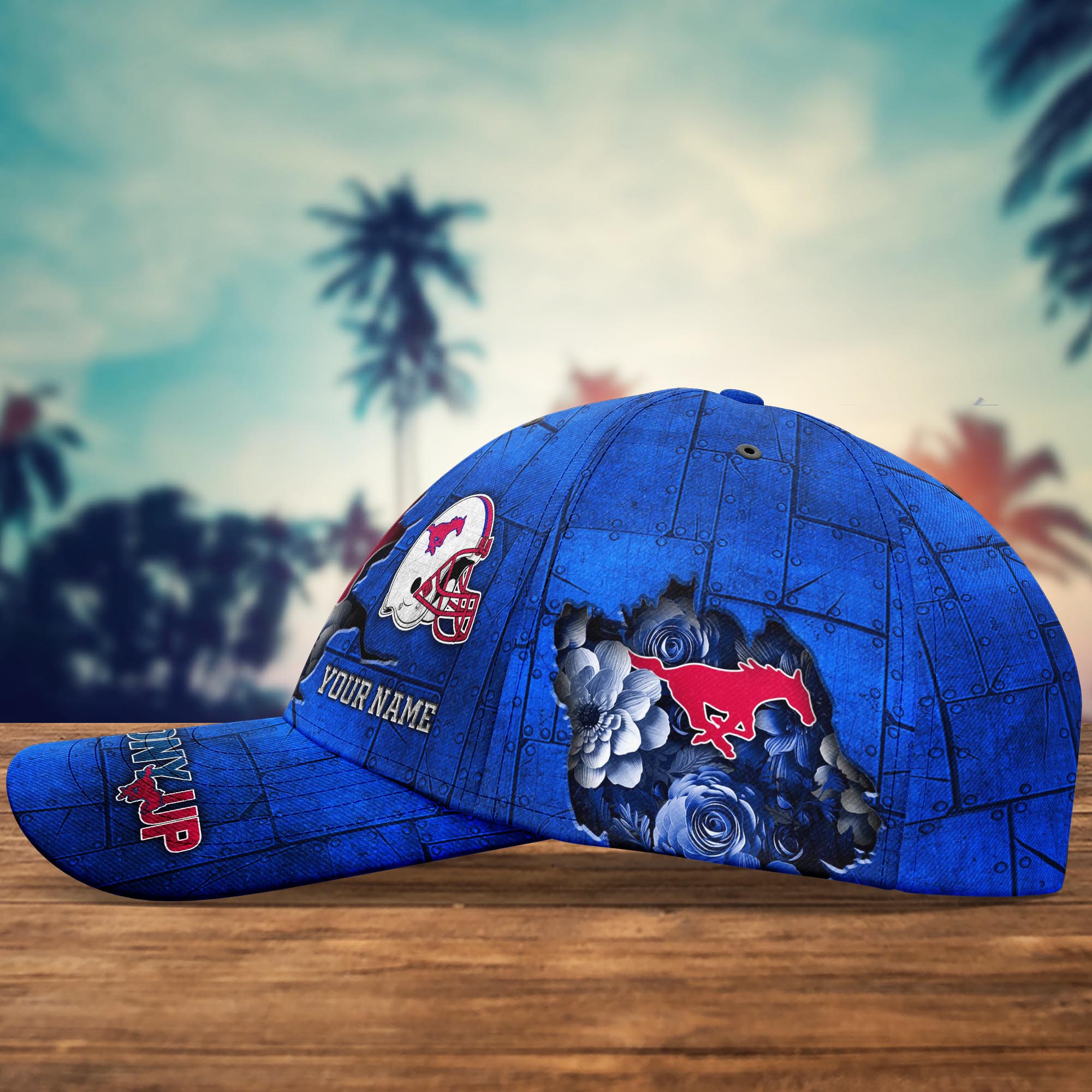 Personalized SMU Mustangs Cap for Fans
