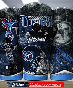 Personalized Tennessee Titans Tumbler - Custom Name Included