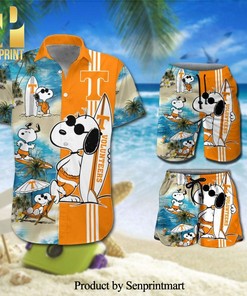 Personalized Tennessee Volunteers Snoopy Full Printing Hawaiian Shirt