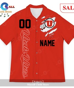 Personalized Utah Utes Unisex Hawaii Shirt