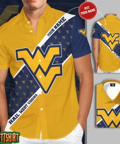 Personalized West Virginia Mountaineers Hawaiian Shirt