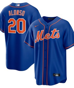 Pete Alonso New York Mets Alternate Replica Player Name Jersey - Royal Mlb