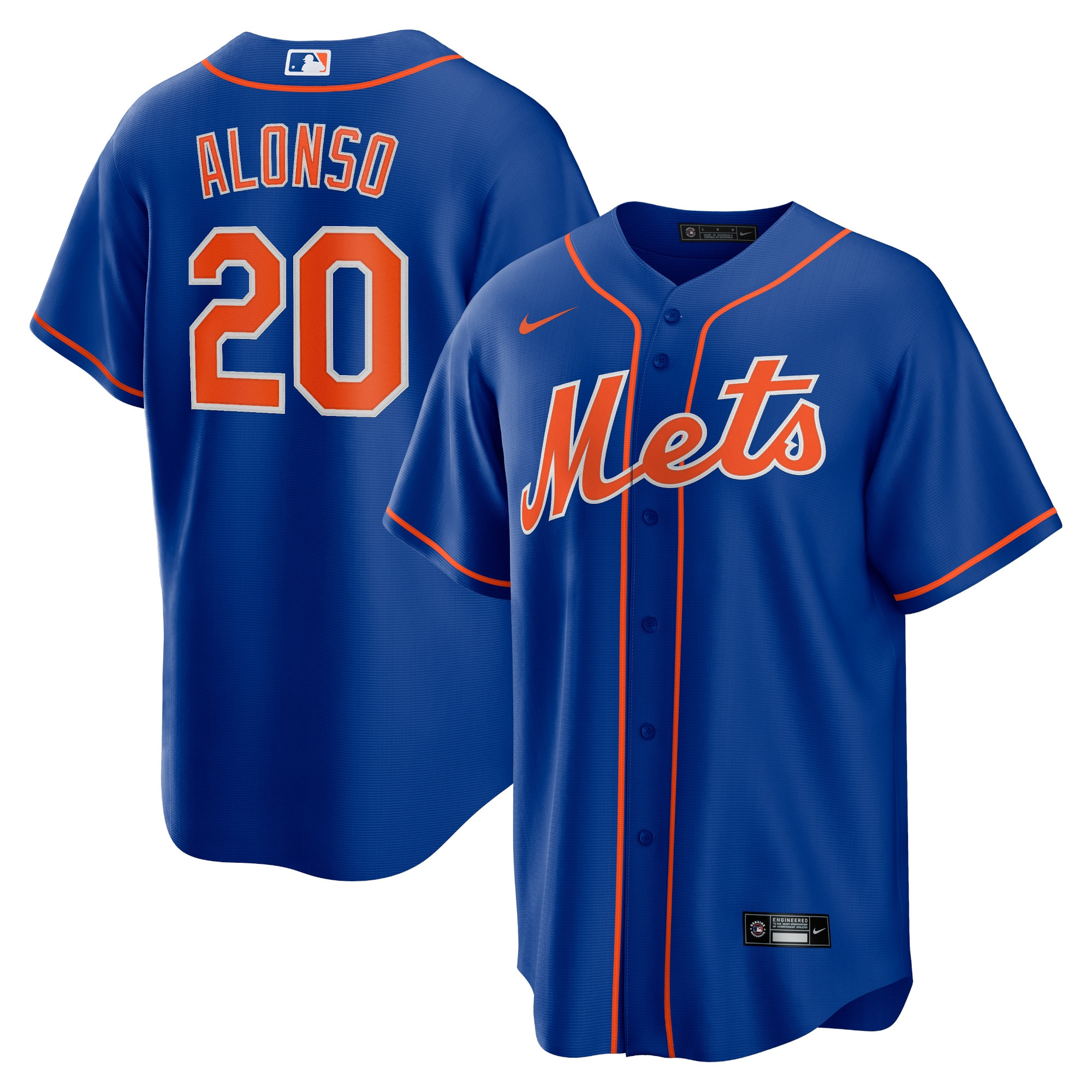 Pete Alonso New York Mets Alternate Replica Player Name Jersey - Royal Mlb
