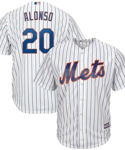 Pete Alonso New York Mets Home Official Cool Base Player Jersey - White