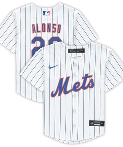 Pete Alonso New York Mets Preschool Home Replica Player Jersey - White Mlb
