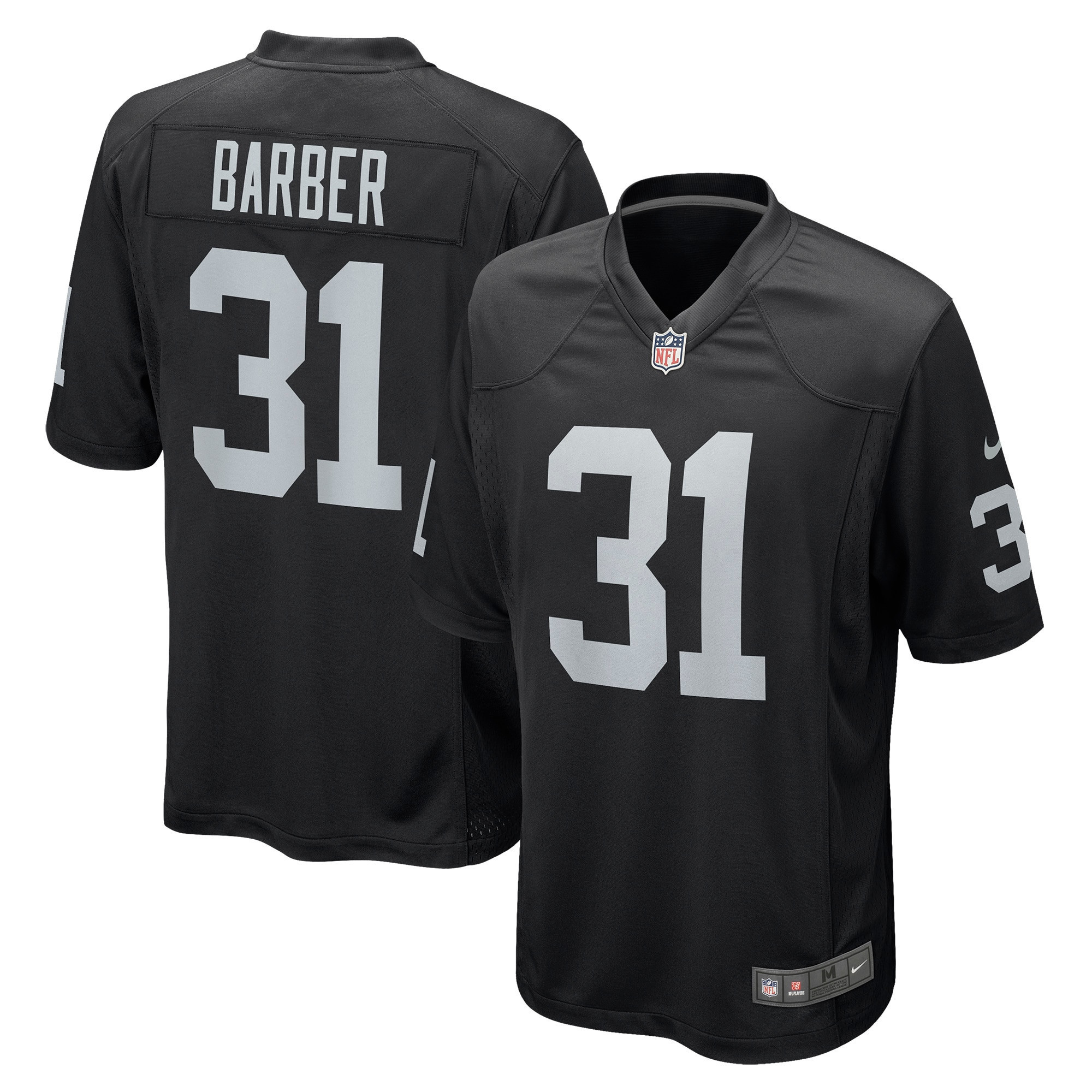 Peyton Barber Las Vegas Raiders Game Jersey - Black Nfl