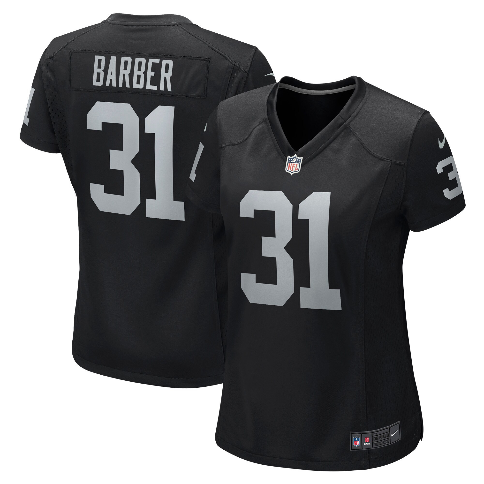 Peyton Barber Las Vegas Raiders Womens Game Jersey - Black Nfl