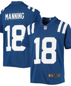 Peyton Manning 18 Indianapolis Colts Youth Retired Player Game Jersey - Royal