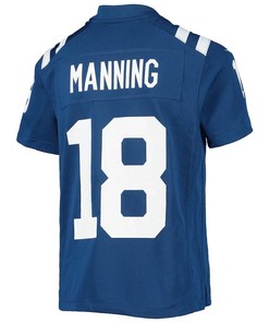 Peyton Manning 18 Indianapolis Colts Youth Retired Player Game Jersey - Royal