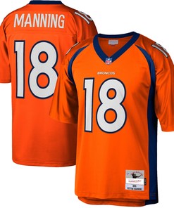 Peyton Manning Denver Broncos Mitchell & Ness Big & Tall 2015 Retired Player Replica Jersey - Orange Nfl