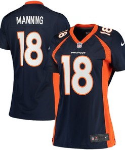 Peyton Manning Denver Broncos Nike Womens Game Jersey - Navy Blue
