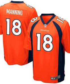 Peyton Manning Denver Broncos Team Color Game Jersey - Orange Nfl