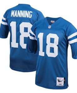Peyton Manning Indianapolis Colts Mitchell And Ness 1998 Authentic Throwback Retired Player Jersey Royal Nfl