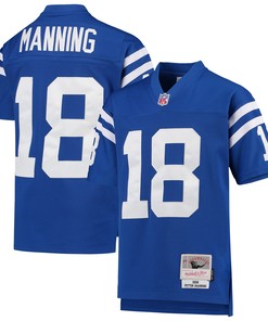 Peyton Manning Indianapolis Colts Mitchell And Ness 1998 Legacy Retired Player Jersey Royal Nfl
