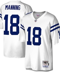 Peyton Manning Indianapolis Colts Mitchell And Ness Legacy Replica Jersey White Nfl