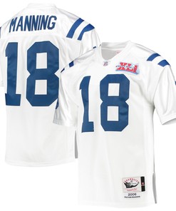 Peyton Manning Indianapolis Colts Mitchell & Ness 2006 Super Bowl Xli Authentic Retired Player Jersey - White Nfl
