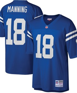 Peyton Manning Indianapolis Colts Mitchell & Ness Big & Tall 1998 Retired Player Replica Jersey - Royal Nfl