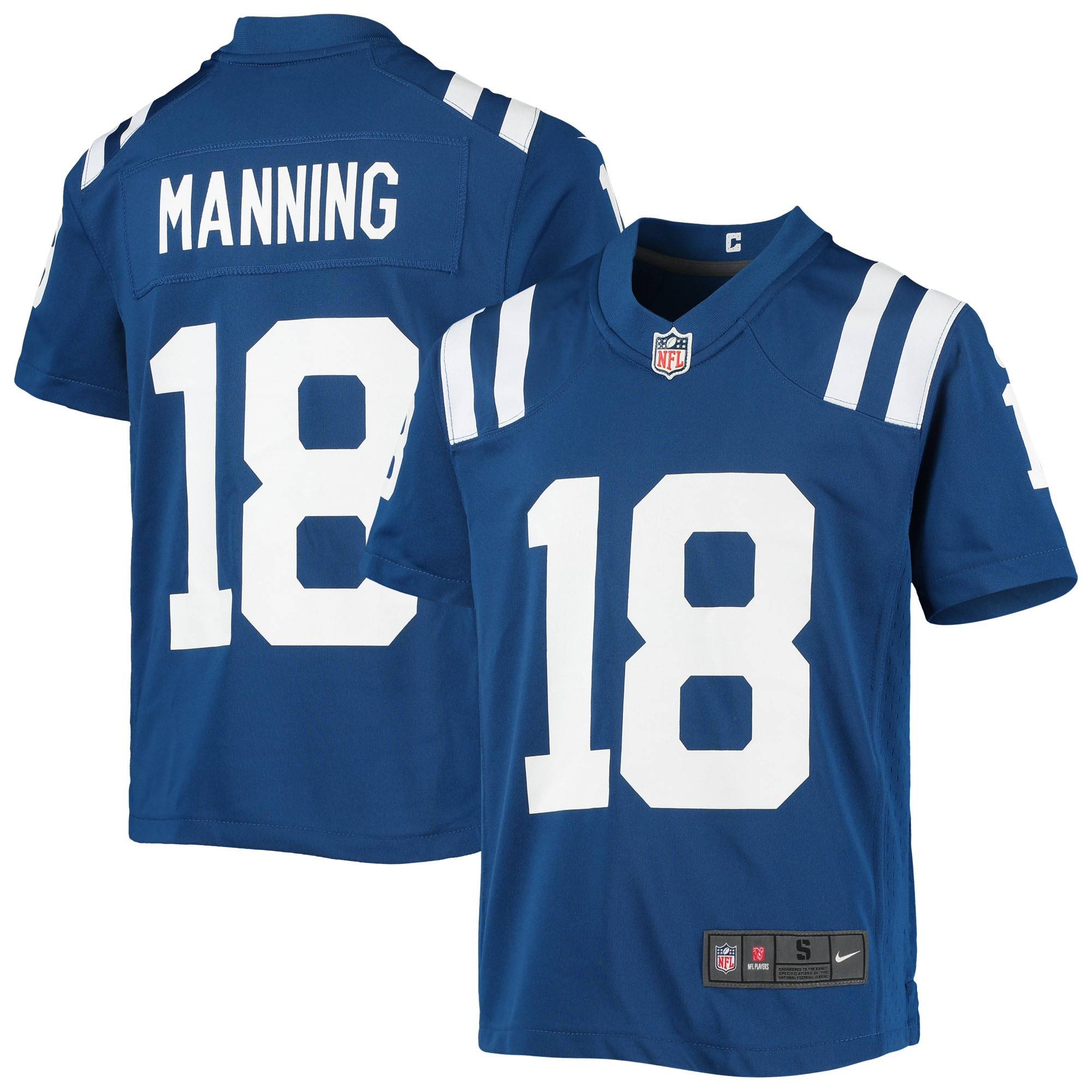 Peyton Manning Indianapolis Colts Retired Player Game Jersey Royal Nfl