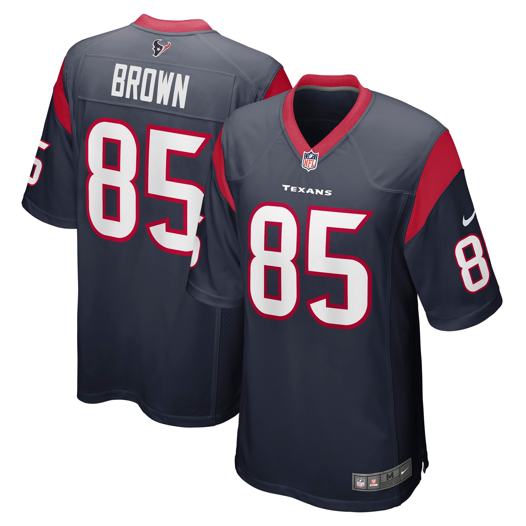 Pharaoh Brown Houston Texans Game Jersey - Navy Nfl
