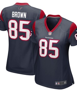 Pharaoh Brown Houston Texans Womens Game Jersey - Navy Nfl