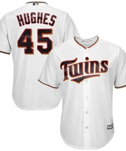 Phil Hughes Minnesota Twins Official Cool Base Player Jersey - White