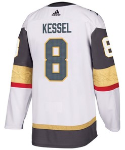 Phil Kessel 8 Vegas Golden Knights Stanley Cup 2023 Champions Patch Away Breakaway Men Jersey - White