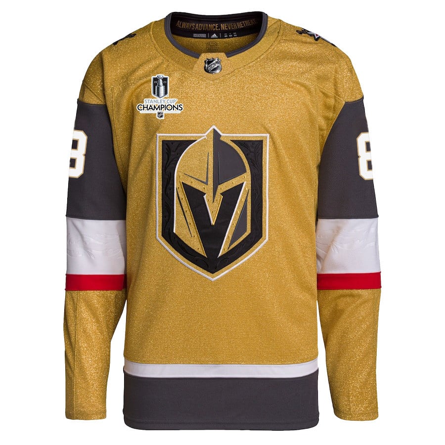 Phil Kessel 8 Vegas Golden Knights Stanley Cup 2023 Champions Patch Home Breakaway Men Jersey - Gold