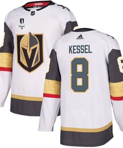 Phil Kessel 8 Vegas Golden Knights Stanley Cup 2023 Final Patch Away Breakaway Men Jersey - White
