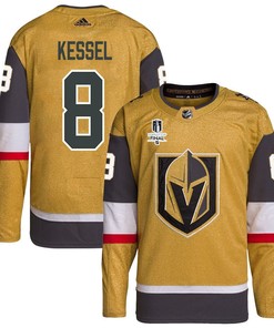 Phil Kessel 8 Vegas Golden Knights Stanley Cup 2023 Final Patch Home Breakaway Men Jersey - Gold