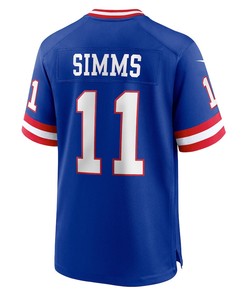 Phil Simms New York Giants Classic Retired Player Game Jersey - Royal