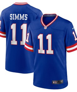Phil Simms New York Giants Classic Retired Player Game Jersey - Royal Nfl