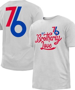 Philadelphia 76ers New Era 2022/23 City Edition T-Shirt - White