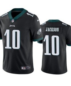 Philadelphia Eagles #10 Desean Jackson Black Vapor Untouchable Limited Jersey - Mens