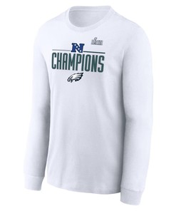 Philadelphia Eagles 2022 NFC Champions Roster Long Sleeve T-Shirt - White