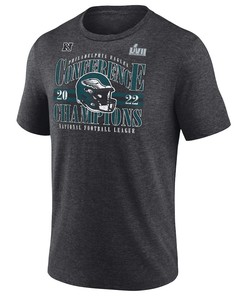 Philadelphia Eagles 2022 NFC Champions T-Shirt - Charcoal