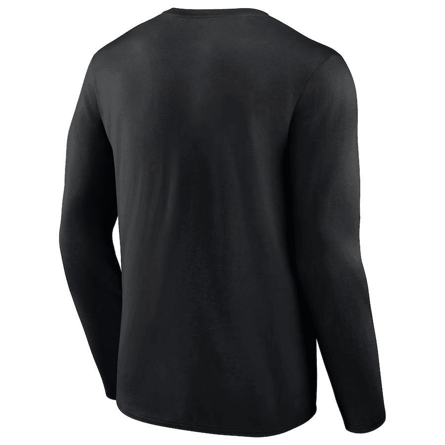 Philadelphia Eagles 2022 NFC Champions Team Slogan Long Sleeve T-Shirt - Black