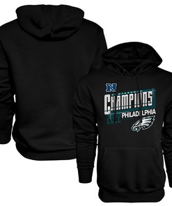 Philadelphia Eagles 2022 NFC Conference Champions Kick Hoodie - Black