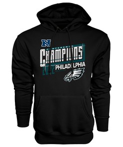 Philadelphia Eagles 2022 NFC Conference Champions Kick Hoodie - Black