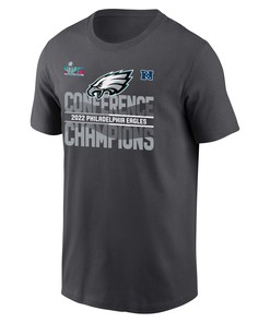Philadelphia Eagles 2022 NFC Conference Champions T-Shirt - Anthracite