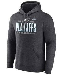 Philadelphia Eagles 2022 NFL Playoffs Our Time Pullover Hoodie - Charcoal