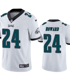 Philadelphia Eagles #24 Jordan Howard White Vapor Untouchable Limited Jersey - Mens