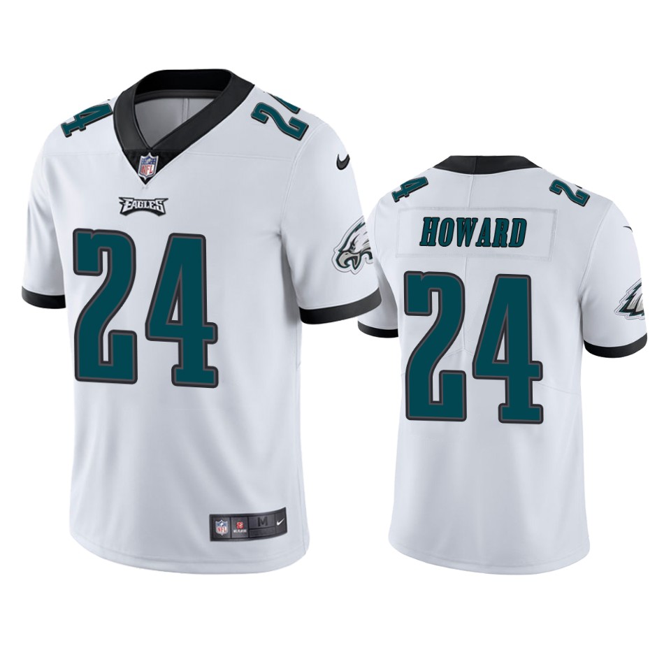 Philadelphia Eagles #24 Jordan Howard White Vapor Untouchable Limited Jersey - Mens
