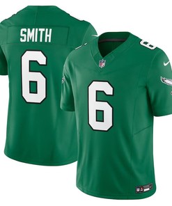 Philadelphia Eagles #6 Devonta Smith Alternate Vapor Fuse Limited Jersey - Kelly Green