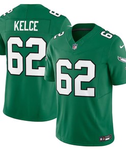 Philadelphia Eagles #62 Jason Kelce Alternate Vapor Fuse Limited Jersey - Kelly Green
