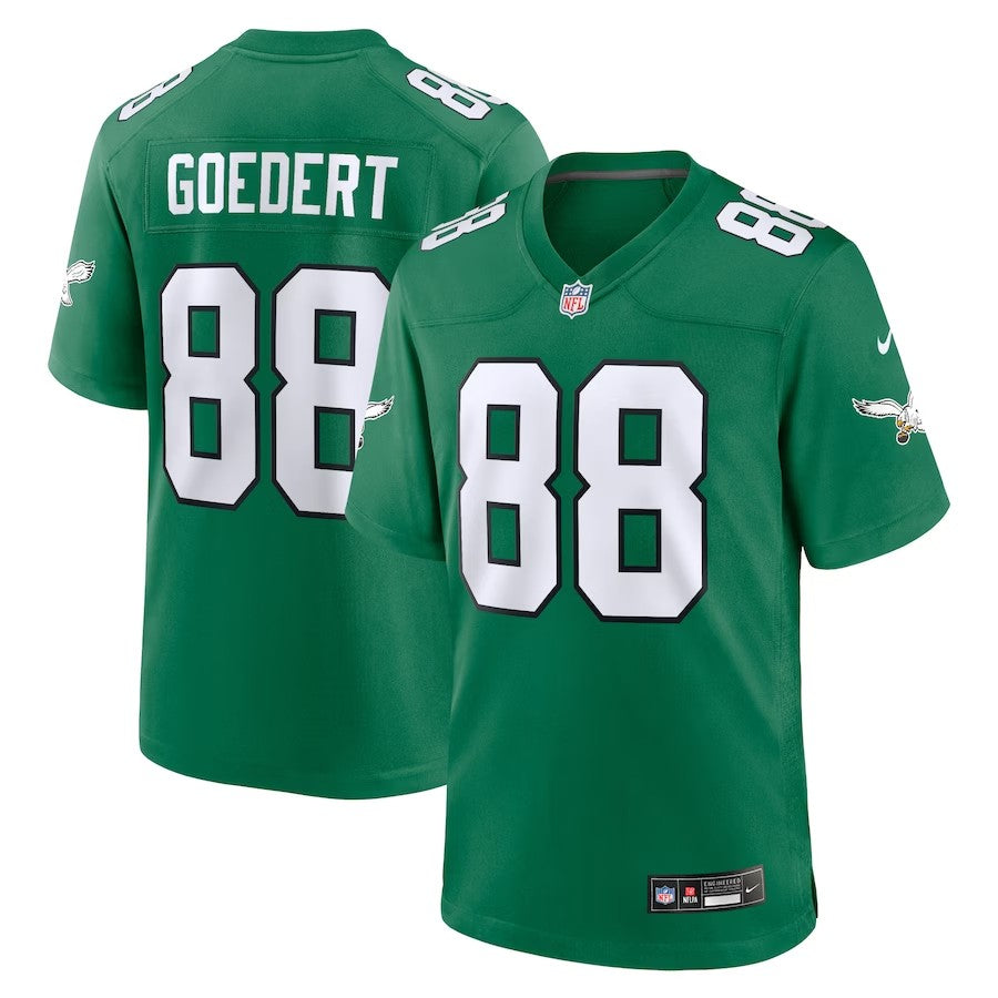 Philadelphia Eagles #88 Dallas Goedert Alternate Game Player Jersey - Kelly Green