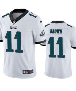 Philadelphia Eagles A.J. Brown 11 White Vapor Limited Jersey