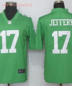 Philadelphia Eagles Alshon Jeffery #17 2020 Nfl Green Jersey Jersey