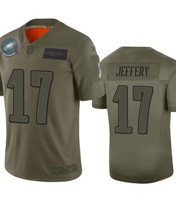 Philadelphia Eagles Alshon Jeffery Camo 2019 Salute To Service Limited Jersey
